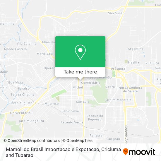 Mamoli do Brasil Importacao e Expotacao map