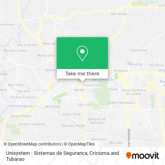 Unisystem - Sistemas de Seguranca map