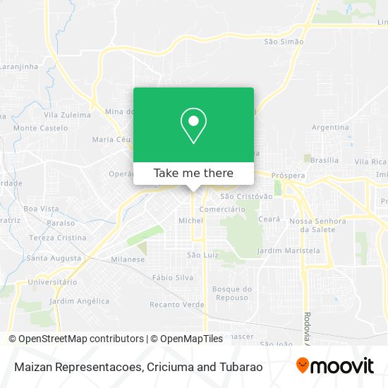 Maizan Representacoes map