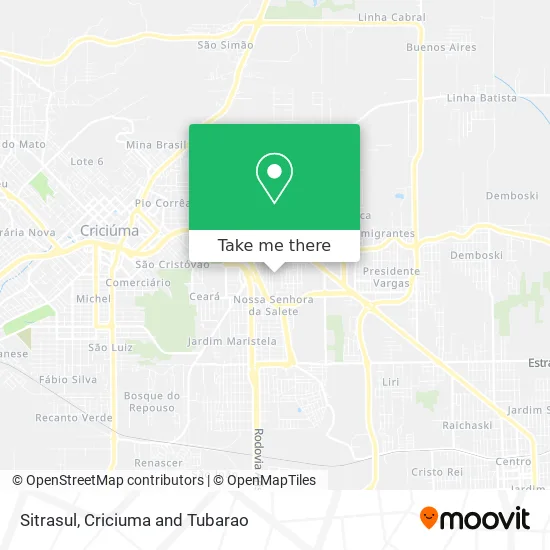 Sitrasul map