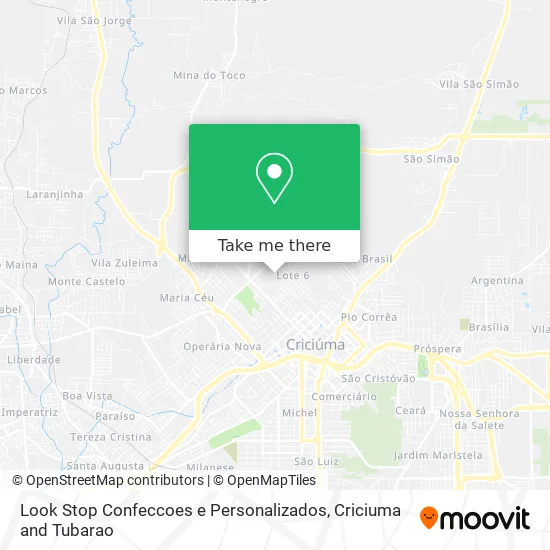 Look Stop Confeccoes e Personalizados map