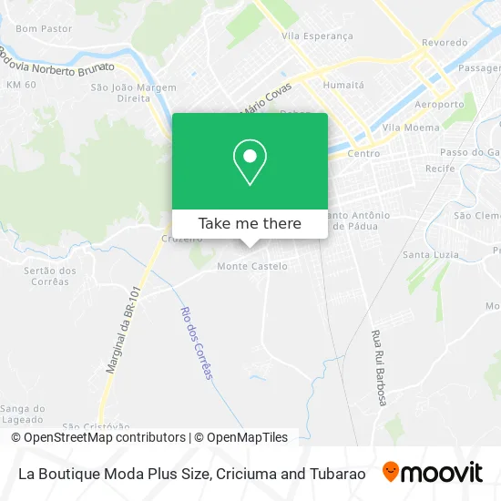 La Boutique Moda Plus Size map