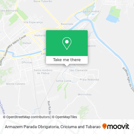 Mapa Armazem Parada Obrigatoria