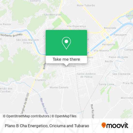 Plano B Cha Energetico map
