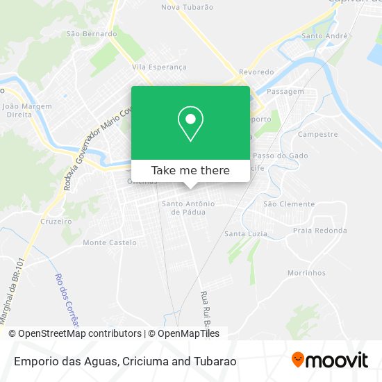 Emporio das Aguas map