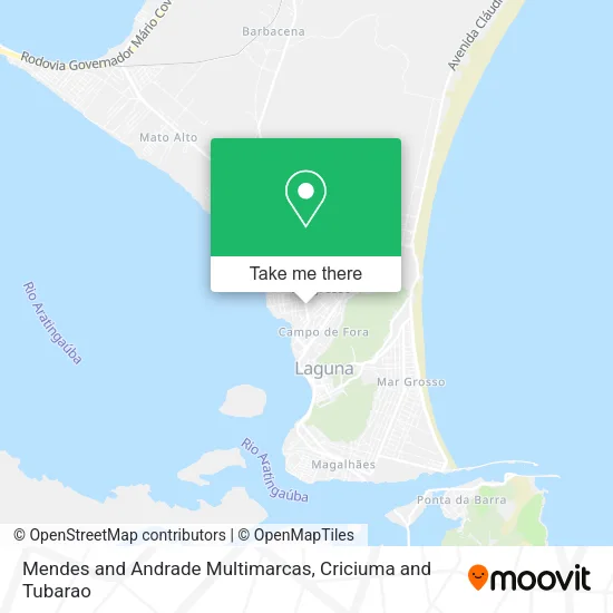 Mendes and Andrade Multimarcas map