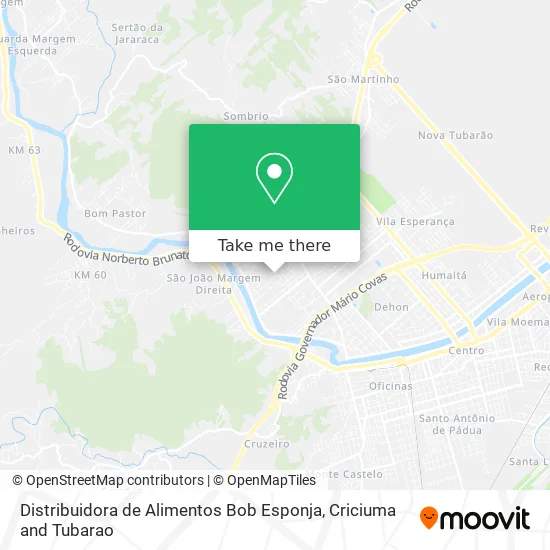 Distribuidora de Alimentos Bob Esponja map