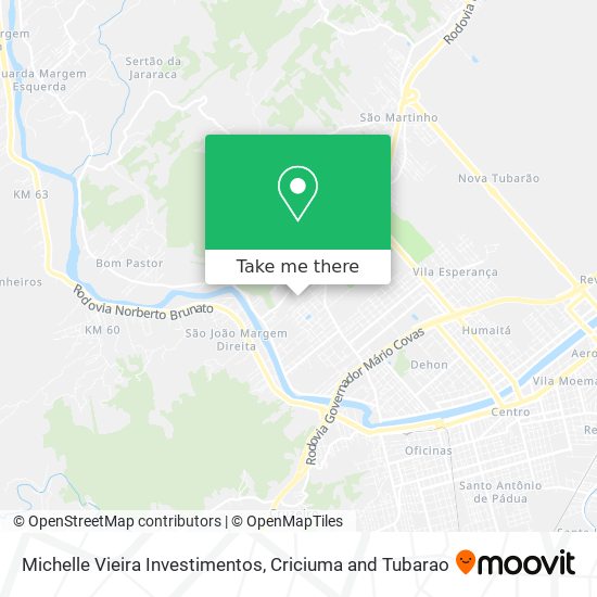 Michelle Vieira Investimentos map