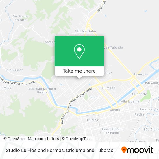 Studio Lu Fios and Formas map
