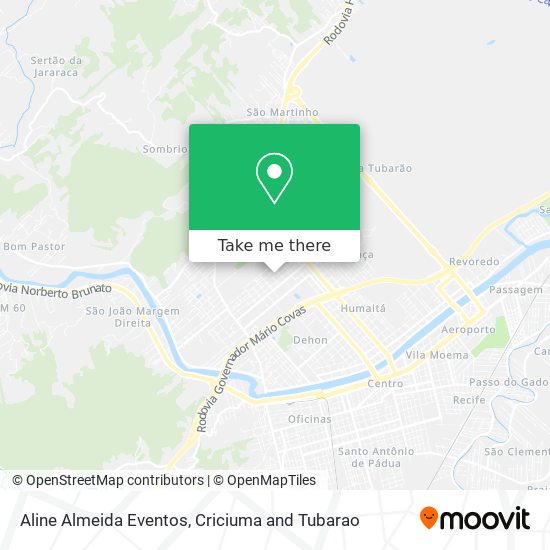 Aline Almeida Eventos map