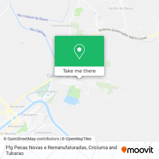 Ffg Pecas Novas e Remanufaturadas map