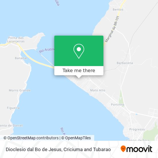 Dioclesio dal Bo de Jesus map