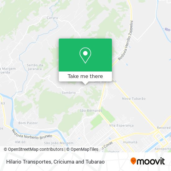 Hilario Transportes map