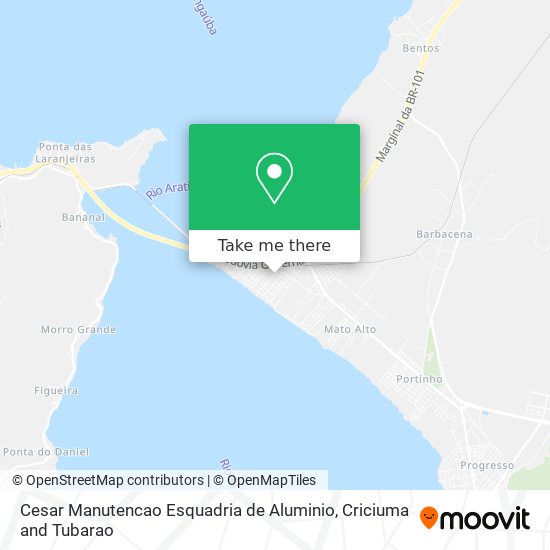Cesar Manutencao Esquadria de Aluminio map