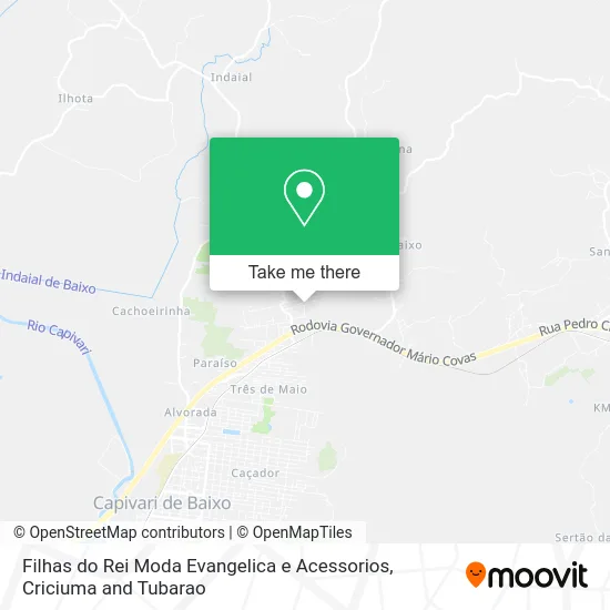 Filhas do Rei Moda Evangelica e Acessorios map