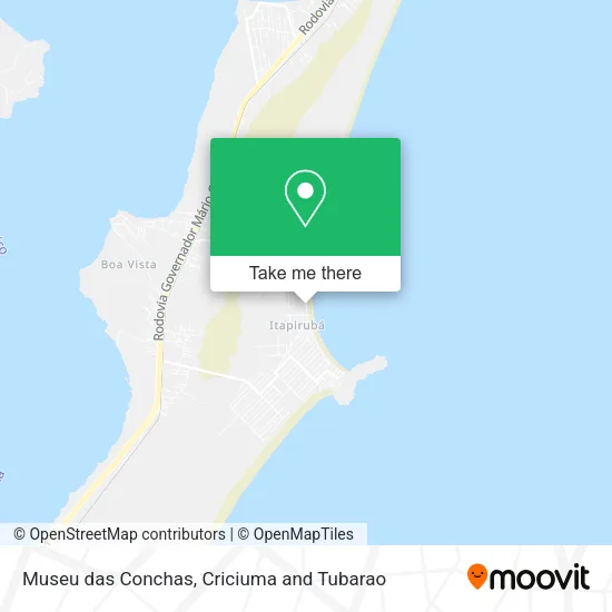 Museu das Conchas map