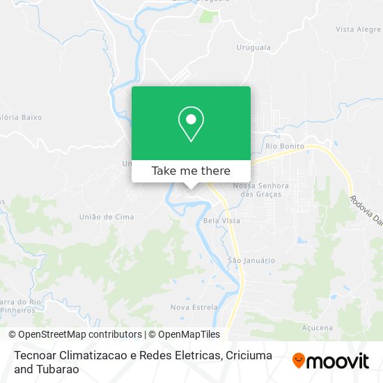 Tecnoar Climatizacao e Redes Eletricas map