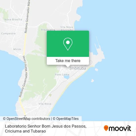 Laboratorio Senhor Bom Jesus dos Passos map