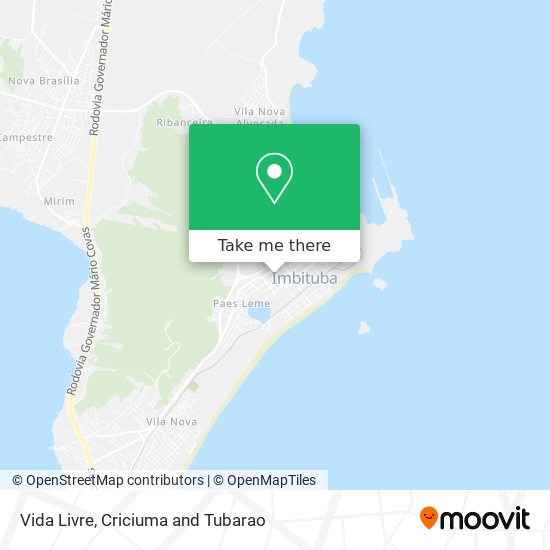 Vida Livre map