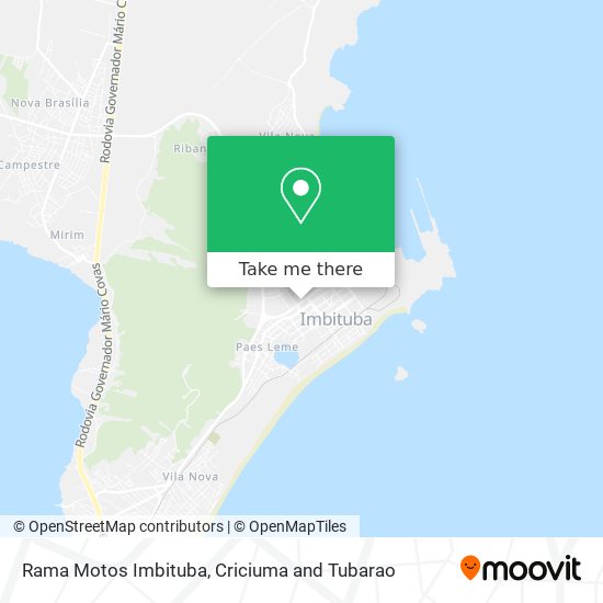 Mapa Rama Motos Imbituba