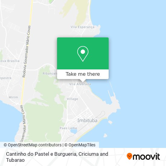 Cantinho do Pastel e Burgueria map