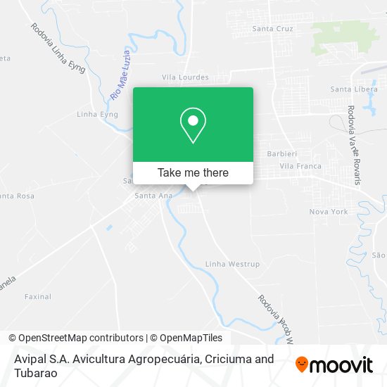 Avipal S.A. Avicultura Agropecuária map