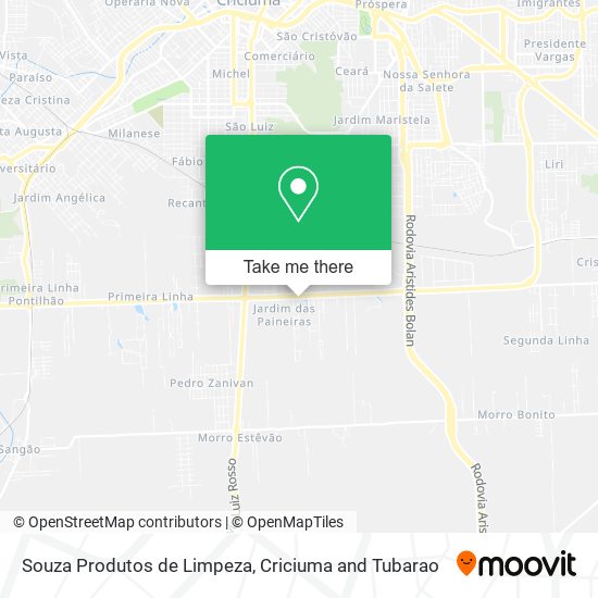 Souza Produtos de Limpeza map