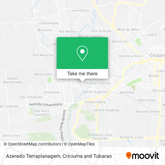 Azeredo Terraplanagem map
