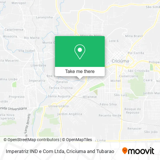 Imperatriz IND e Com Ltda map