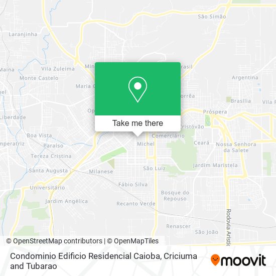Condominio Edificio Residencial Caioba map