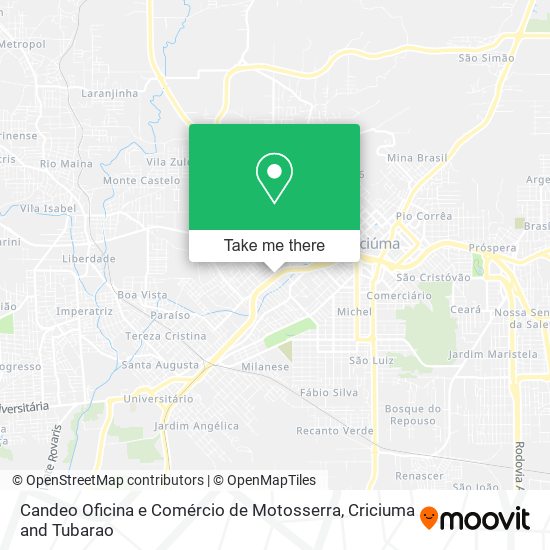 Candeo Oficina e Comércio de Motosserra map