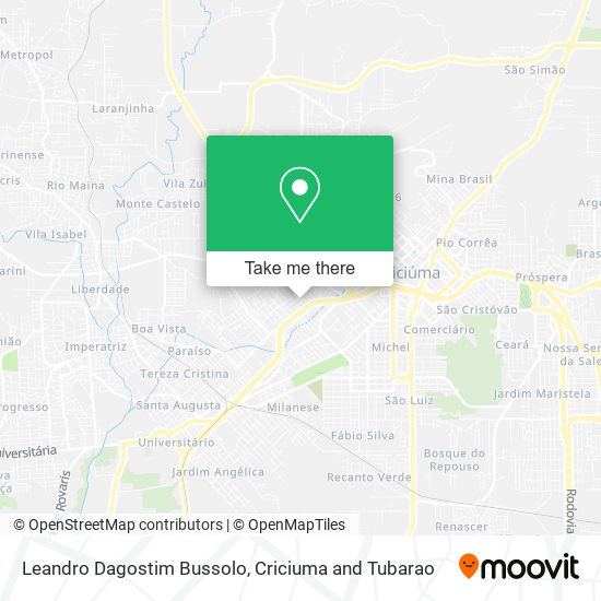 Leandro Dagostim Bussolo map