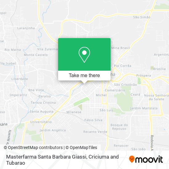 Masterfarma Santa Barbara Giassi map