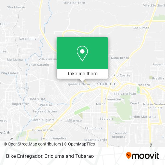 Mapa Bike Entregador