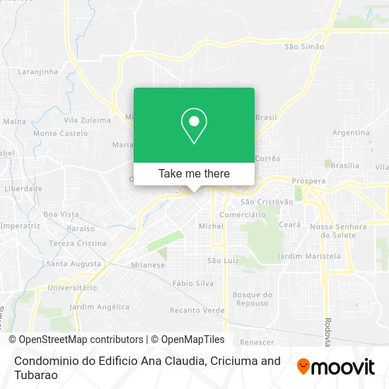 Condominio do Edificio Ana Claudia map