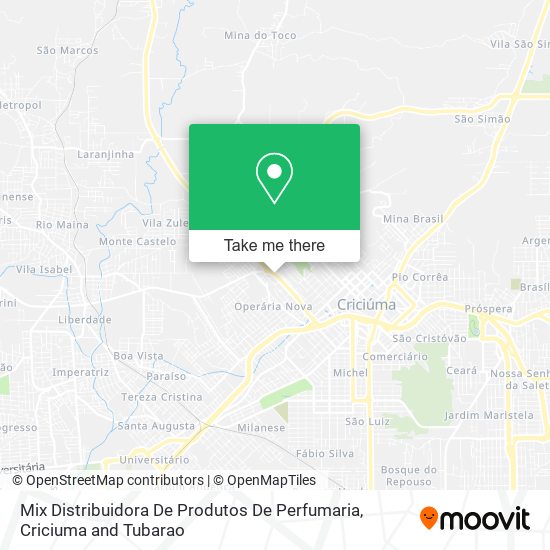 Mix Distribuidora De Produtos De Perfumaria map