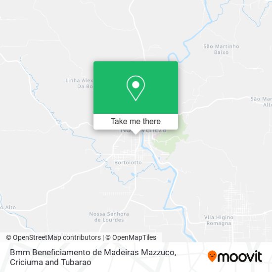 Bmm Beneficiamento de Madeiras Mazzuco map