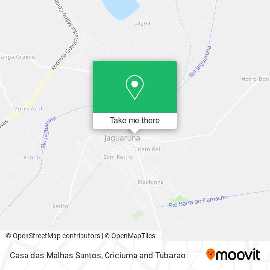 Casa das Malhas Santos map