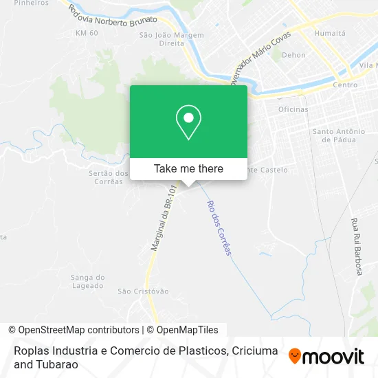 Roplas Industria e Comercio de Plasticos map