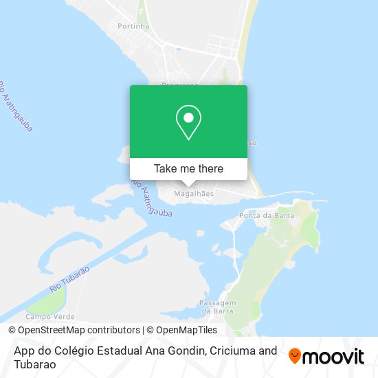 App do Colégio Estadual Ana Gondin map