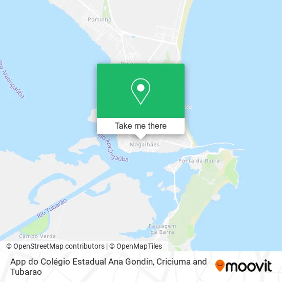 App do Colégio Estadual Ana Gondin map