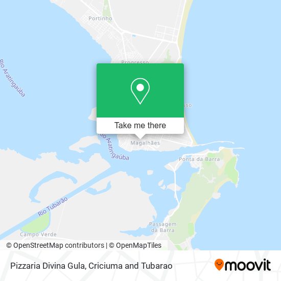 Pizzaria Divina Gula map