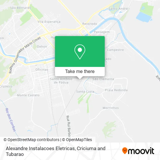 Alexandre Instalacoes Eletricas map