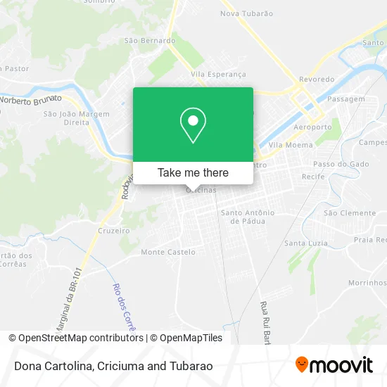 Mapa Dona Cartolina