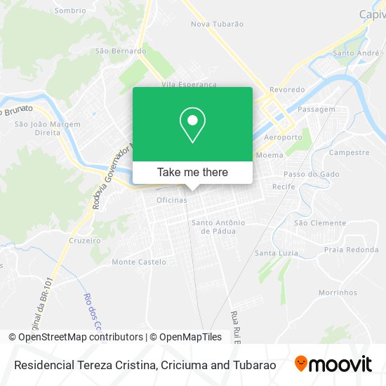 Residencial Tereza Cristina map