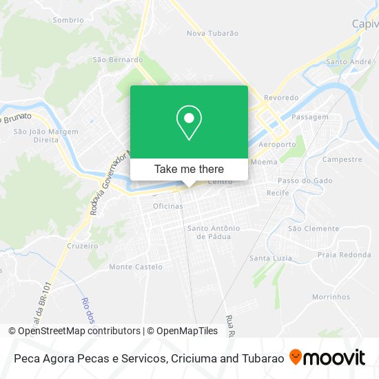 Peca Agora Pecas e Servicos map