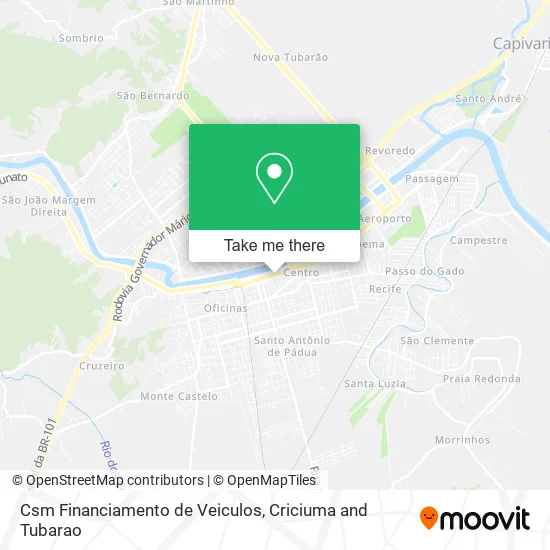 Csm Financiamento de Veiculos map