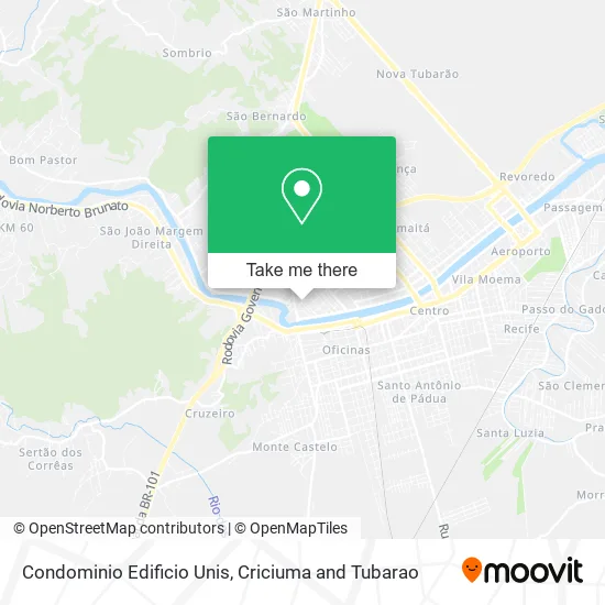 Condominio Edificio Unis map