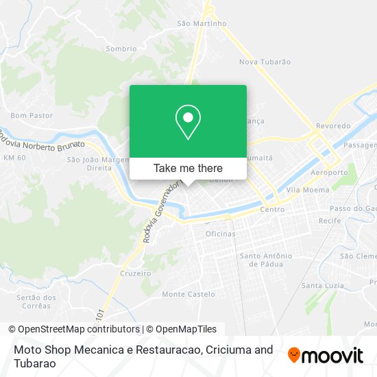 Moto Shop Mecanica e Restauracao map
