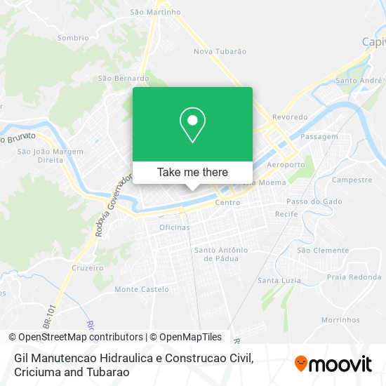 Gil Manutencao Hidraulica e Construcao Civil map
